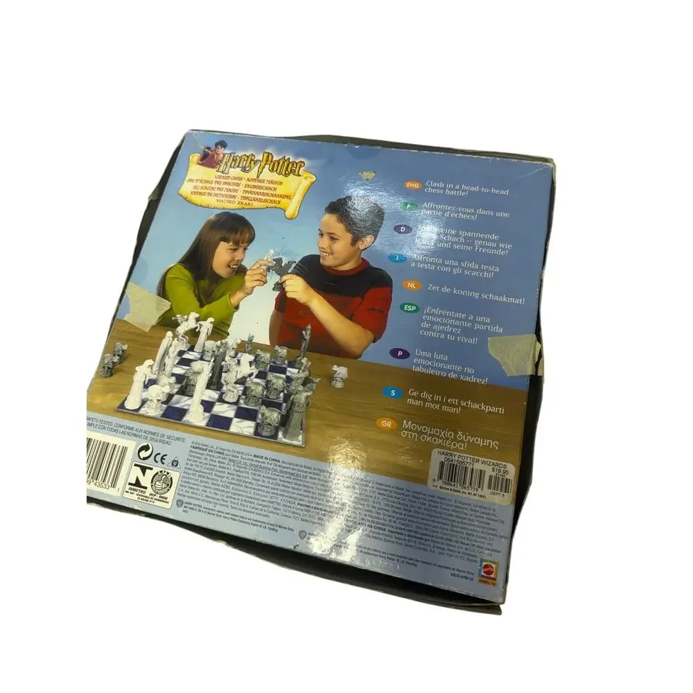 Harry Potter Wizard Chess Set 2002 Mattel Complete